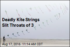 Deadly Kite Strings Slit Throats of 3