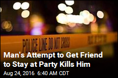 Man Run Over by Friend at His Own Birthday Party