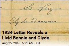 1934 Letter Reveals a Livid Bonnie and Clyde