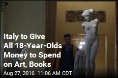 Italy to Give All 18-Year-Olds Money to Spend on Art, Books