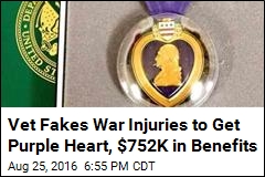 DOJ: Vet&#39;s Purple Heart Lies Cost Government $752K