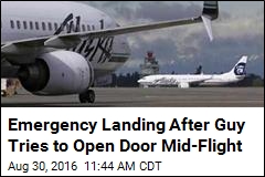 Emergency Landing After Guy Tries to Open Door Mid-Flight