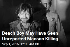 Beach Boy Claims Bandmate Saw Charles Manson Killing