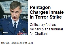 Pentagon Charges Inmate in Terror Strike