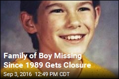 Remains of Boy Missing 27 Years Believed Found