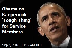 Obama on Kaepernick: Speaking Up &#39;Constitutional Right&#39;