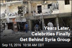 Years Later, Celebrities Finally Get Behind Syria Group