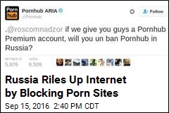 Russia Riles Up Internet by Blocking Porn Sites