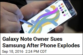 Galaxy Note Owner Sues Samsung After Phone Explodes