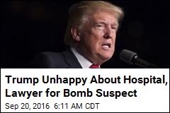 Trump: Suspect Will Get &#39;Amazing Hospitalization&#39;