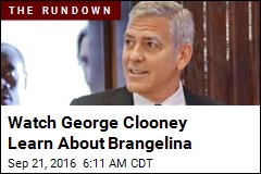 Watch George Clooney Learn About Brangelina