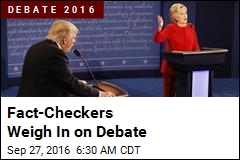 Fact-Checkers Weigh In on Debate