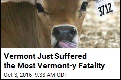 Vermont Just Suffered the Most Vermont-y Fatality