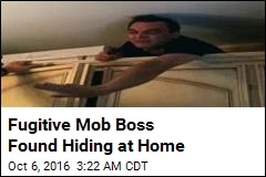 Fugitive Mob Boss Found in Home Bunker