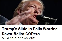 GOP Fears Trump Will Drag Down Other Candidates