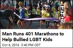 Man Runs 401 Marathons to Help Bullied LGBT Kids