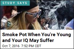 Smoke Pot When You&#39;re Young and Your IQ May Suffer