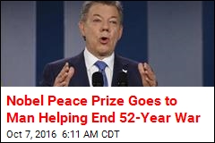 Colombian President Wins Nobel Peace Prize