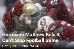 NC State Hosts Football Game in a Hurricane