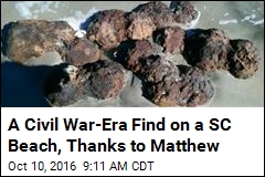 A Civil War-Era Find on a SC Beach, Thanks to Matthew