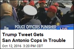 San Antonio Cops to Be Punished Over Trump Hats