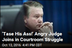 &#39;Tase His Ass!&#39; Angry Judge Joins in Courtroom Struggle
