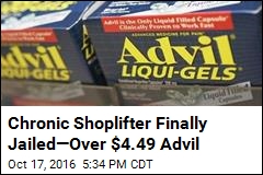 Chronic Shoplifter Finally Jailed&mdash;Over $4.49 Advil