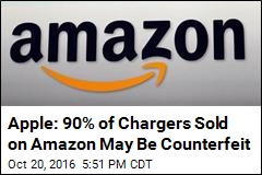 Apple Says 90% of Chargers Sold on Amazon Are Counterfeit