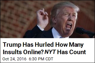 Trump Has Hurled How Many Insults Online? NYT Has Count