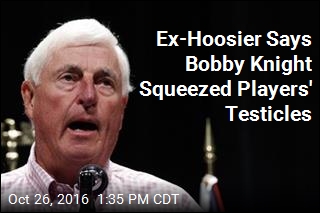 Ex-Hoosier Says Bobby Knight Squeezed Players&#39; Testicles