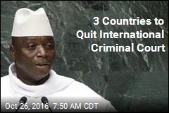 3 Countries to Quit International Criminal Court