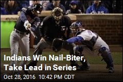 Indians Win Nail-Biter, Take Lead in Series