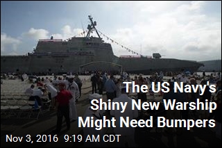 The US Navy&#39;s Shiny New Warship Might Need Bumpers