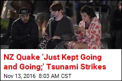 NZ Quake &#39;Just Kept Going and Going;&#39; Tsunami Strikes