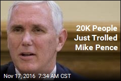20K People Just Trolled Mike Pence