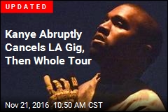 Kanye Abruptly Cancels LA Gig