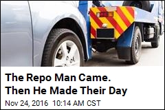 The Repo Man Came. Then He Made Their Day