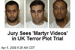 Jury Sees 'Martyr Videos' in UK Terror Plot Trial