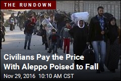 Civilians Pay the Price With Aleppo Poised to Fall