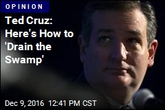 Ted Cruz: Here&#39;s How to &#39;Drain the Swamp&#39;
