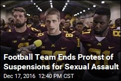 Football Team Ends Protest of Suspensions for Sexual Assault