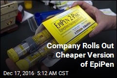 Company Rolls Out Cheaper Version of EpiPen