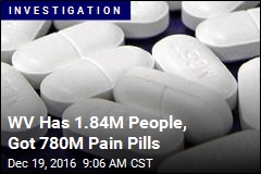 WV Has 1.84M People, Got 780M Pain Pills