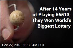After 14 Years of Playing 66513, They Won World&#39;s Biggest Lottery