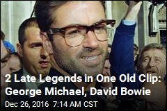 2 Late Legends in One Old Clip: George Michael, David Bowie