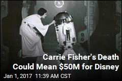 Carrie Fisher&#39;s Death Could Mean $50M for Disney