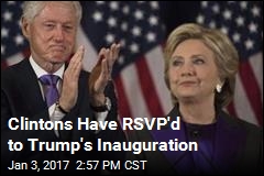 Clinton Will Attend Trump&#39;s Inauguration