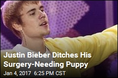 Justin Bieber Ditches His Surgery-Needing Puppy
