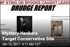 Mystery Hackers Target Drudge Report