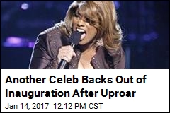 Another Celeb Backs Out of Inauguration After Uproar
